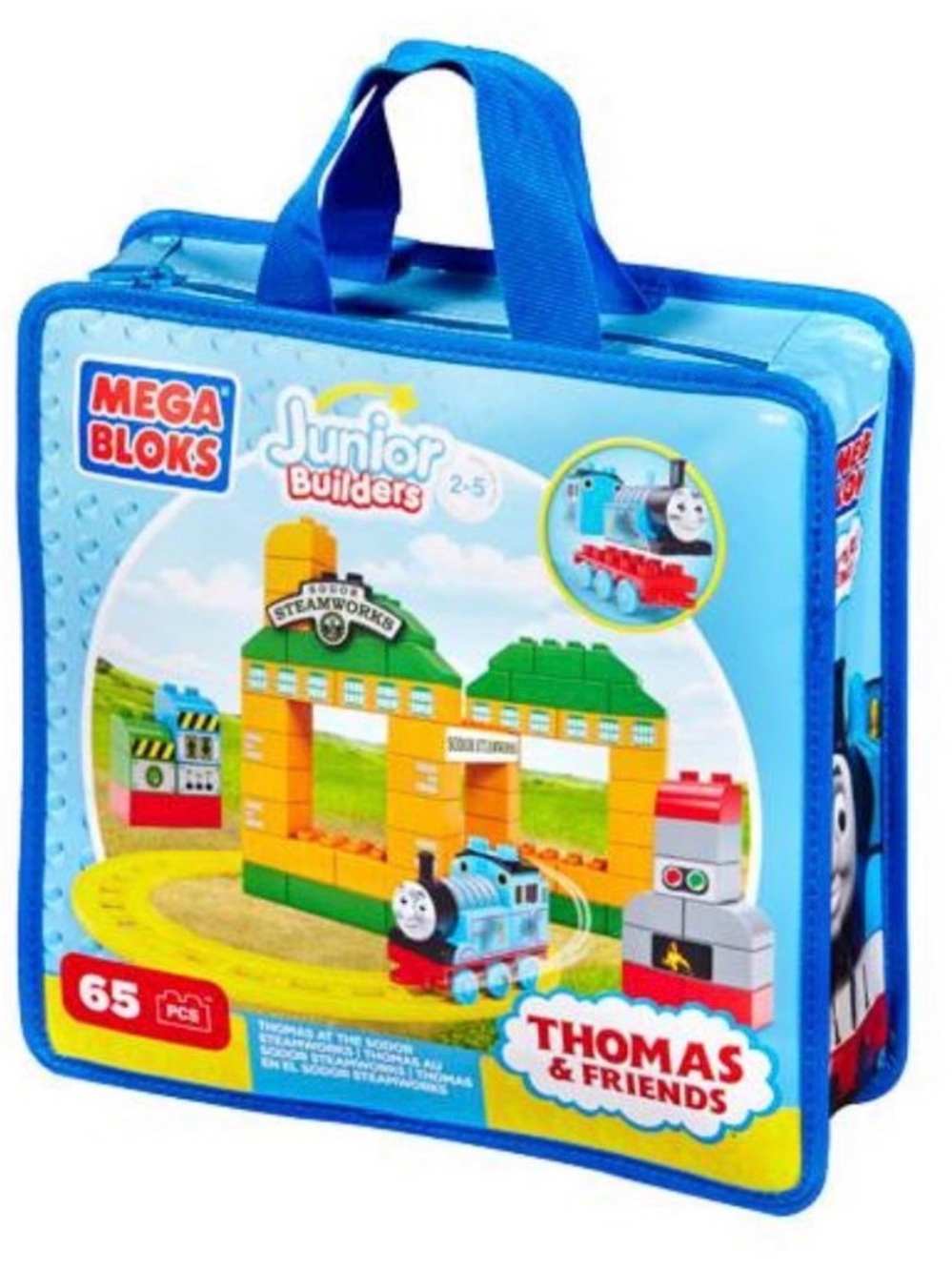 MegaBloks Junior Builders 65 Pcs Thomas at Sodor +MANY Extra Parts COMPLETE SET+